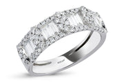 0.90 Karat Baguette Diamond Ring
