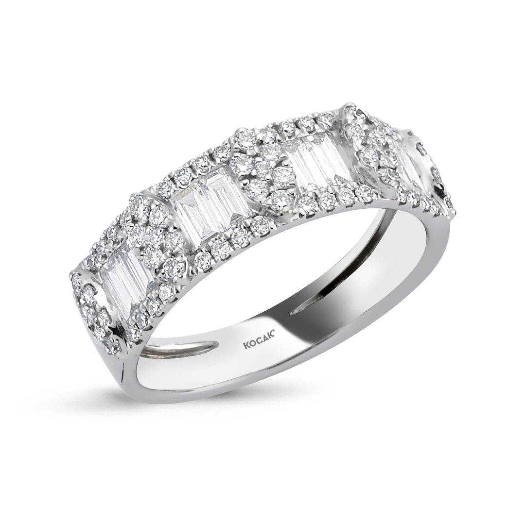 0.90 Karat Baguette Diamond Ring