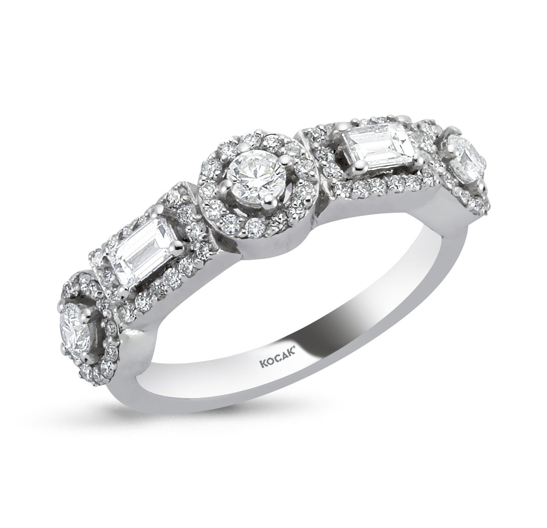 0.81 Karat Baguette Diamond Ring