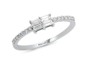 0.30 Karat Baguette Diamond Ring