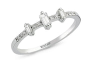 0.25 Karat Baguette Diamond Ring