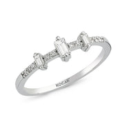 0.25 Karat Baguette Diamond Ring