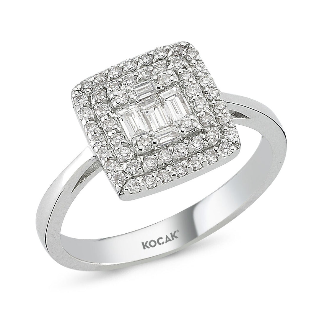 0.47 Karat Baguette Diamond Ring