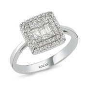 0.47 Karat Baguette Diamond Ring