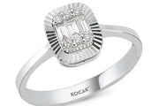 0.22 Karat Baguette Diamond Ring