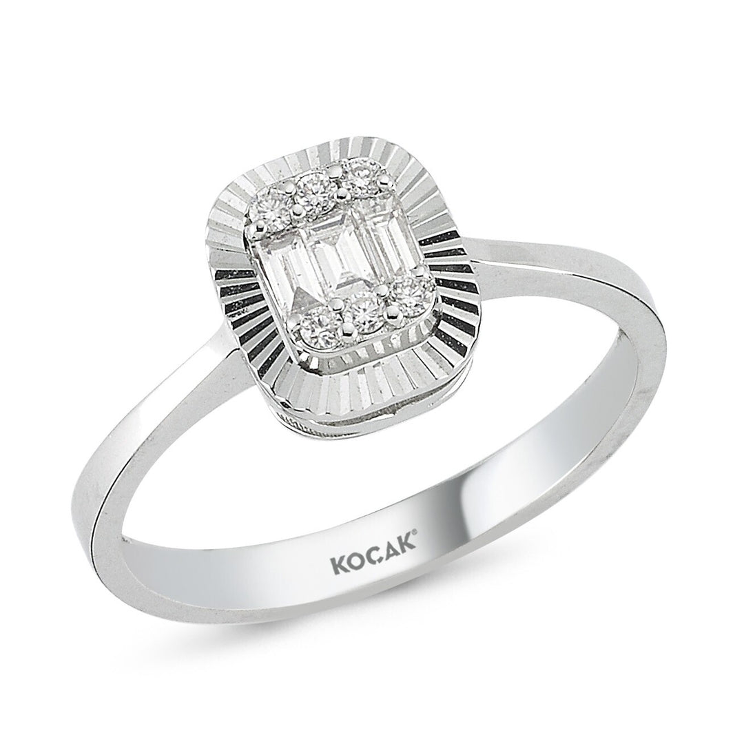 0.22 Karat Baguette Diamond Ring