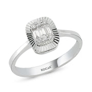 0.22 Karat Baguette Diamond Ring
