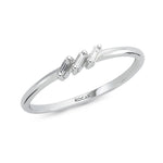 Load image into Gallery viewer, 0.05 Karat Baguette Diamond Tria Ring