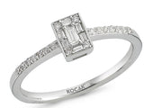 0.20 Karat Baguette Diamond Ring