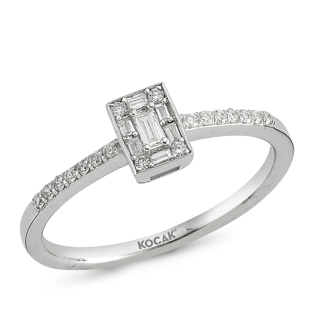 0.20 Karat Baguette Diamond Ring