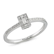 0.20 Karat Baguette Diamond Ring