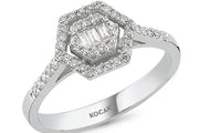 0.27 Karat Baguette Diamond Ring