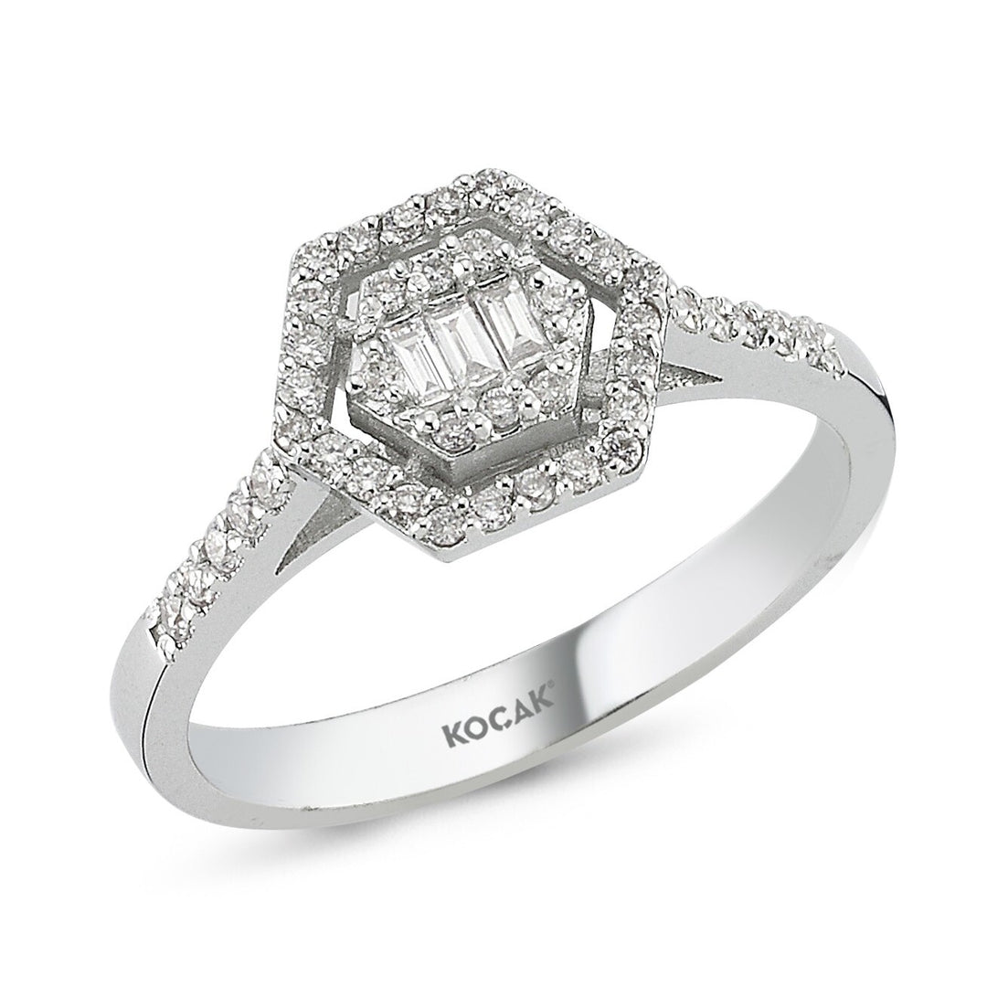 0.27 Karat Baguette Diamond Ring