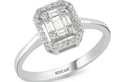 0.24 Karat Baguette Diamond Ring