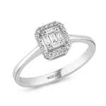 Load image into Gallery viewer, 0.15 Karat Baguette Diamond Ring