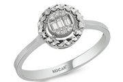 0.12 Karat Baguette Diamond Ring