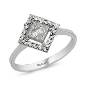 0.09 Karat Baguette Diamond Ring