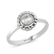 0.10 Karat Baguette Diamond Ring