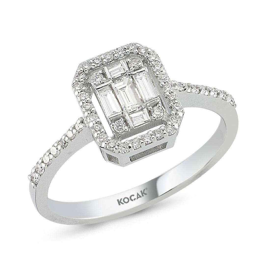 0.40 Karat Baguette Diamond Ring