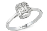 0.20 Karat Baguette Diamond Ring