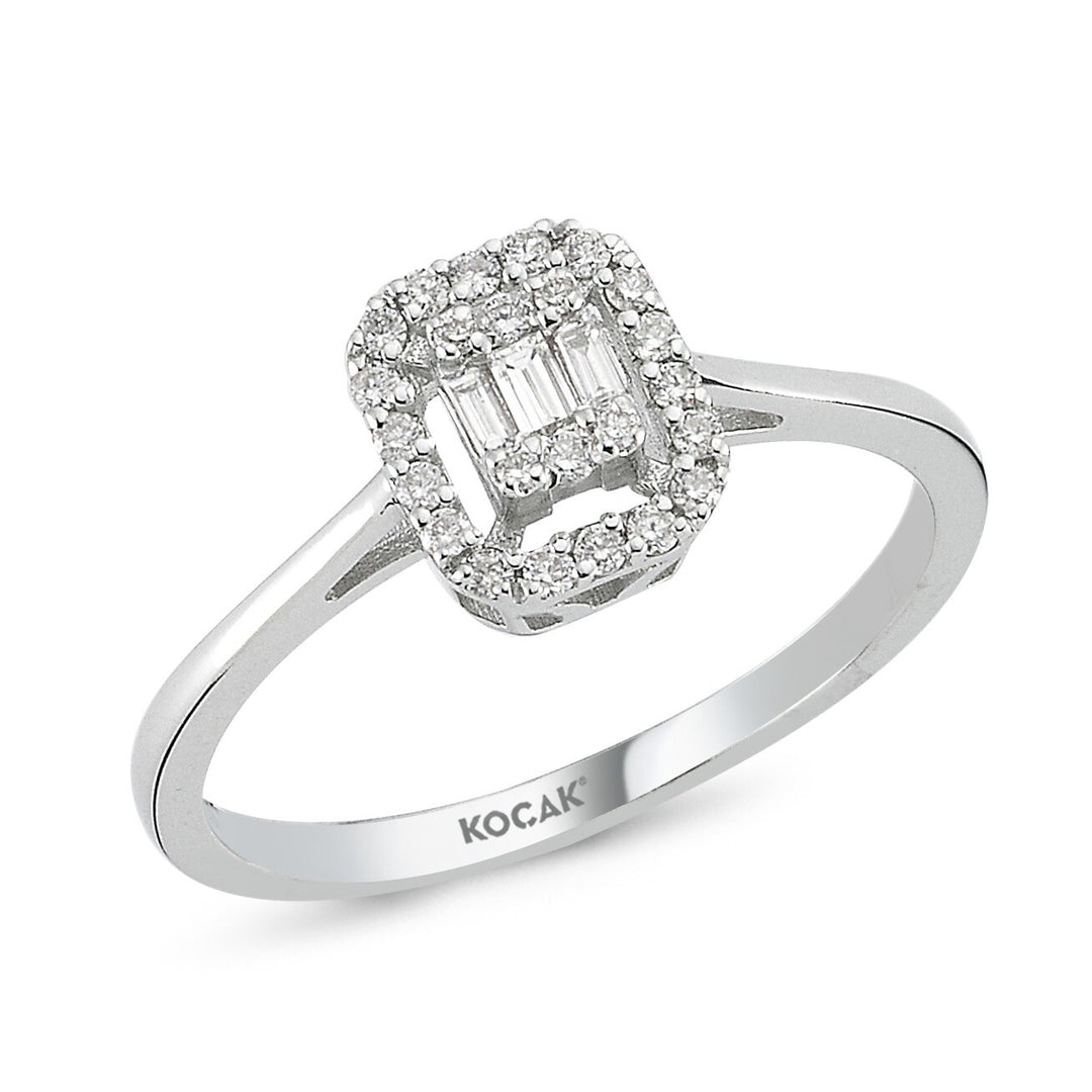 0.20 Karat Baguette Diamond Ring