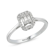 0.20 Karat Baguette Diamond Ring