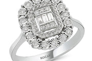 0.36 Karat Baguette Diamond Ring