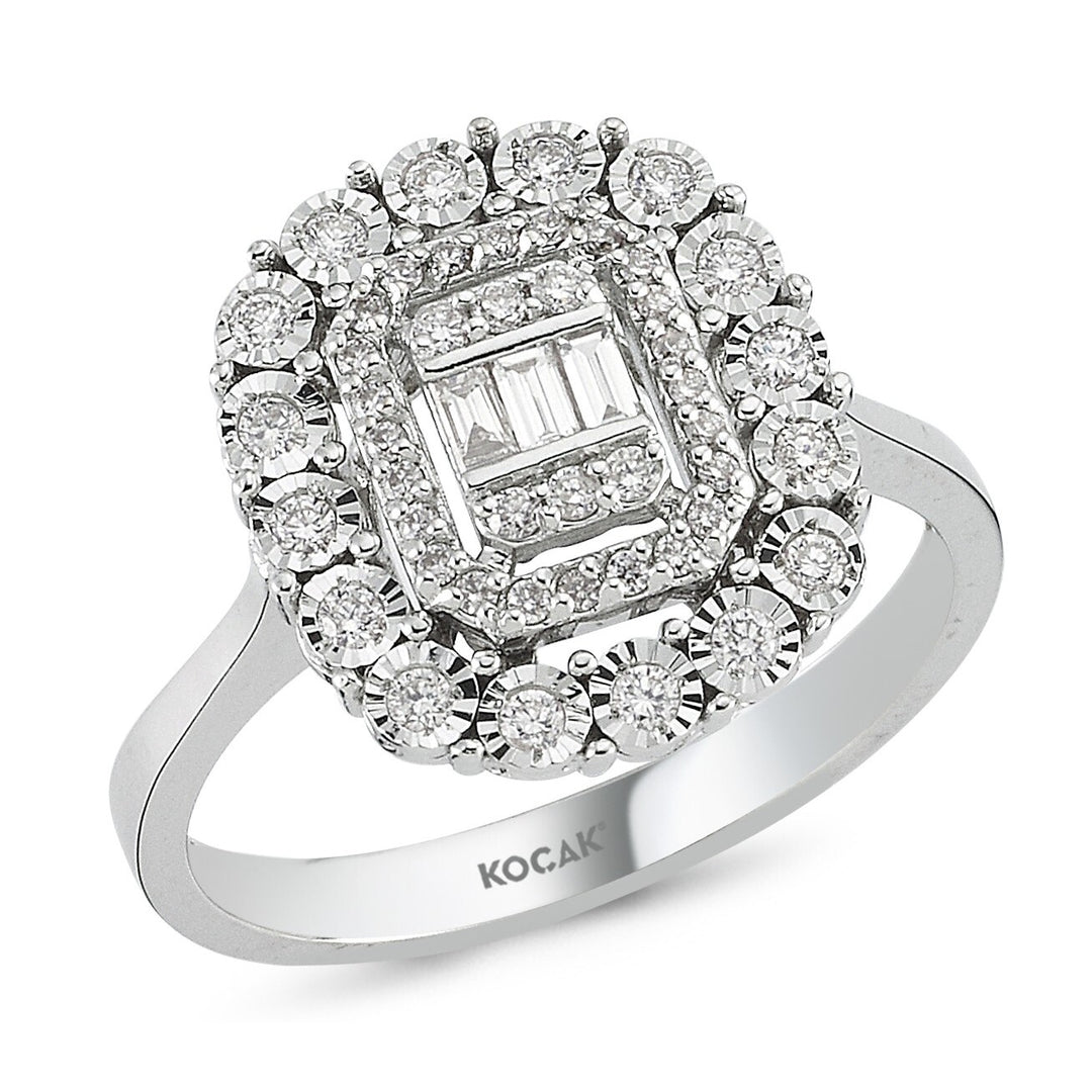 0.36 Karat Baguette Diamond Ring