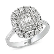 0.36 Karat Baguette Diamond Ring