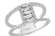 0.35 Karat Baguette Diamond Ring