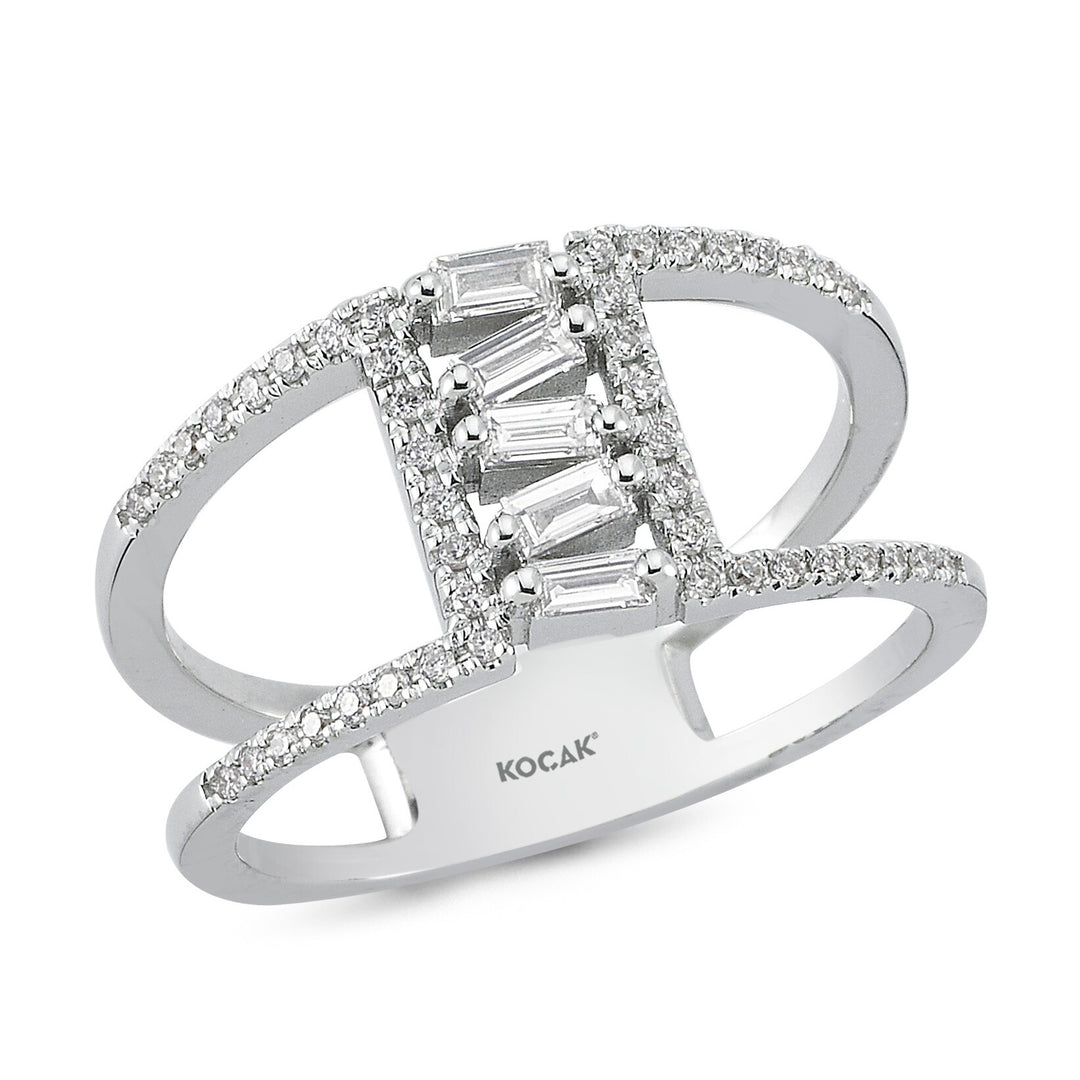 0.35 Karat Baguette Diamond Ring