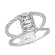 0.35 Karat Baguette Diamond Ring