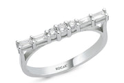 0.22 Karat Baguette Diamond Ring