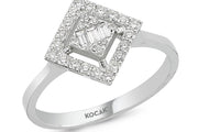 0.33 Karat Baguette Diamond Ring