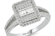 0.45 Karat Baguette Diamond Ring
