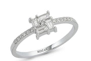 0.35 Karat Baguette Diamond Ring