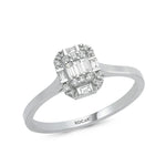 Load image into Gallery viewer, 0.17 Karat Baguette Diamond Ring