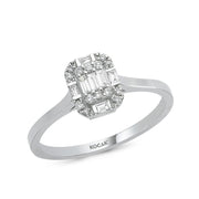 0.17 Karat Baguette Diamond Ring