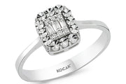 0.05 Karat Baguette Diamond Ring