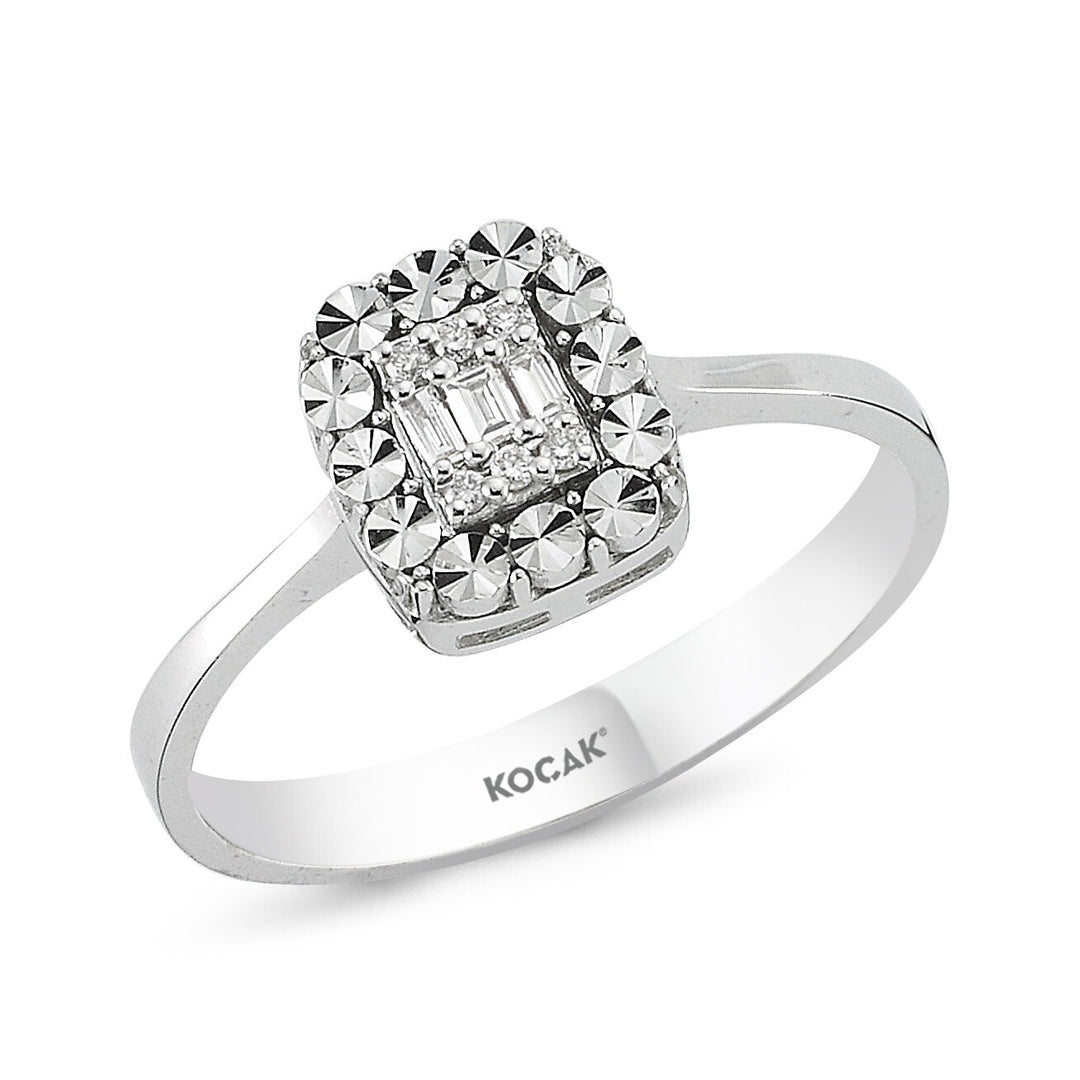 0.05 Karat Baguette Diamond Ring