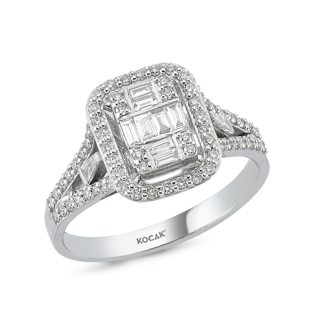 0.51 Karat Baguette Diamond Ring