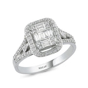 0.51 Karat Baguette Diamond Ring