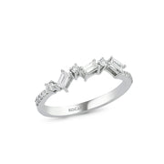 0.29 Karat Baguette Stone Set Diamond Ring