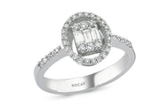 0.44 Karat Baguette Diamond Ring