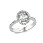 Load image into Gallery viewer, 0.44 Karat Baguette Diamond Ring