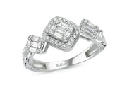 0.51 Karat Baguette Diamond Ring