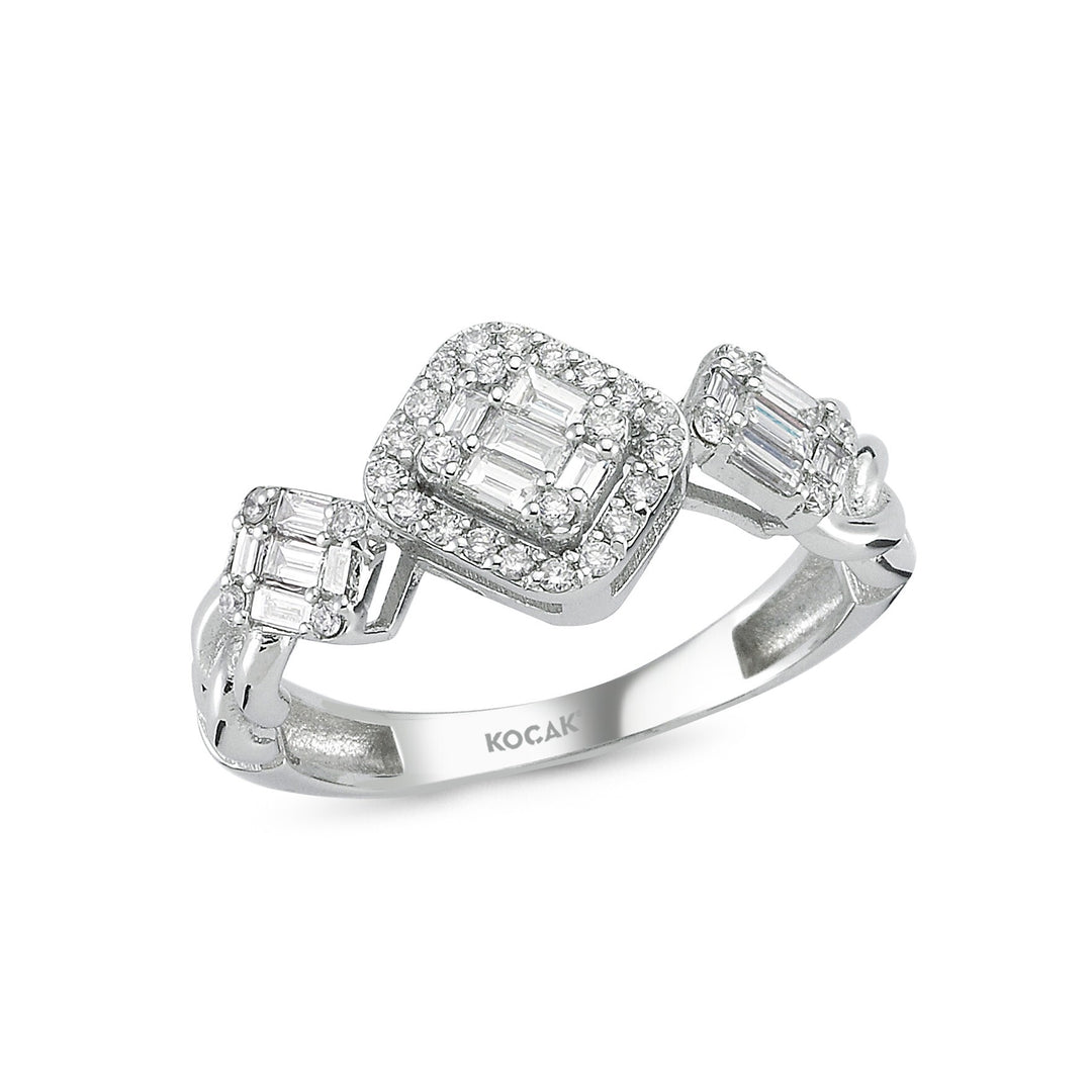 0.51 Karat Baguette Diamond Ring