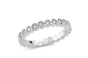 0.17 Karat Half Eternity Diamond Ring