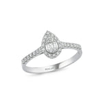 Load image into Gallery viewer, 0.31 Karat Baguette Stone Set Damla Diamond Ring