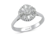 0.31 Karat Baguette Stone Set Diamond Ring